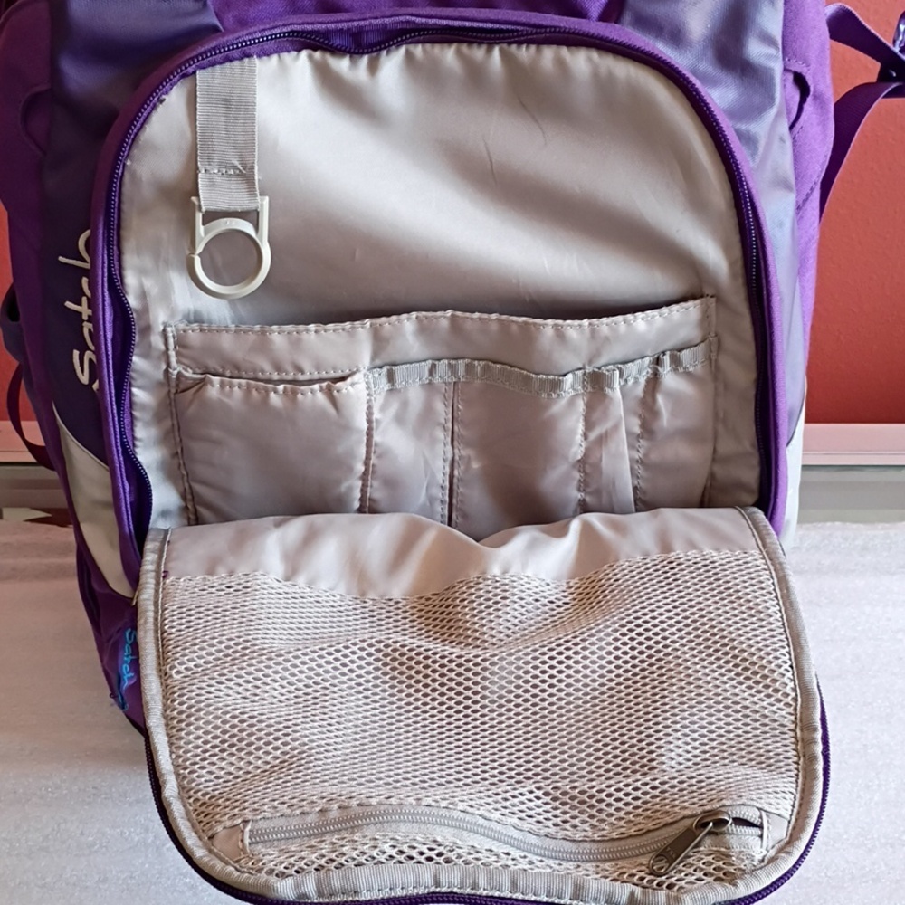 Satch Purple Backpack with Pink Accents - Picture 8 of 13